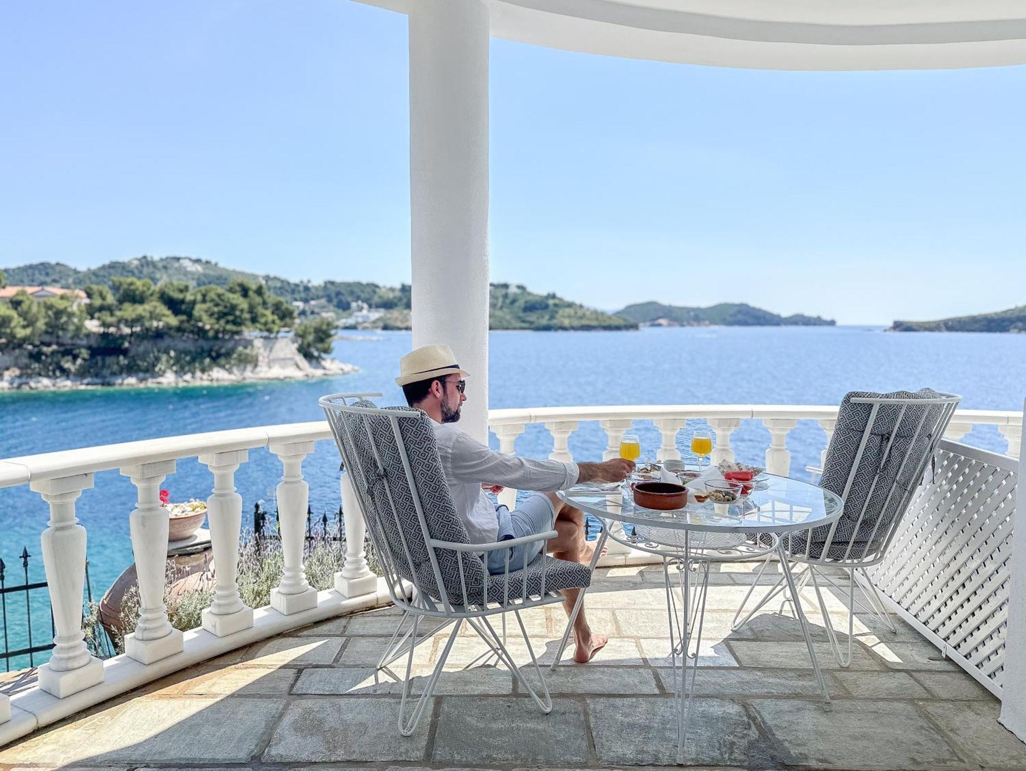 Hotel Ourania'S Mansion Skiathos-Stadt Exterior foto
